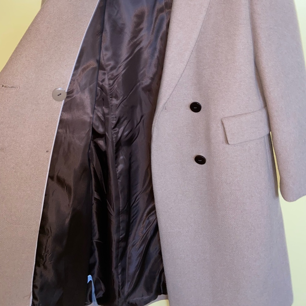 Mango Double-Breasted Wool Coat - Picture 12 of 14
